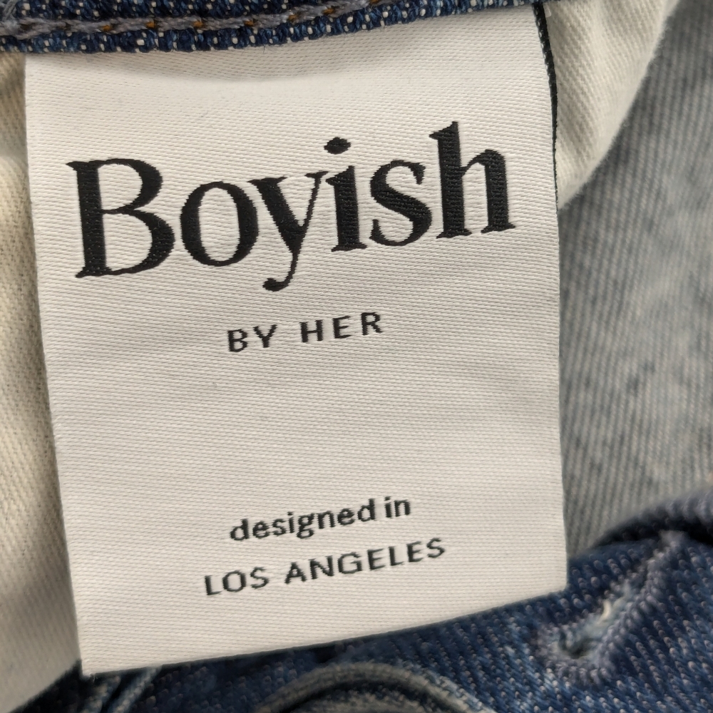 Boyish • Andy Cutoff Denim Skirt - Picture 7 of 12